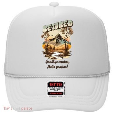 Funny Retired Retirement Gift Goodbye Tension Hat
