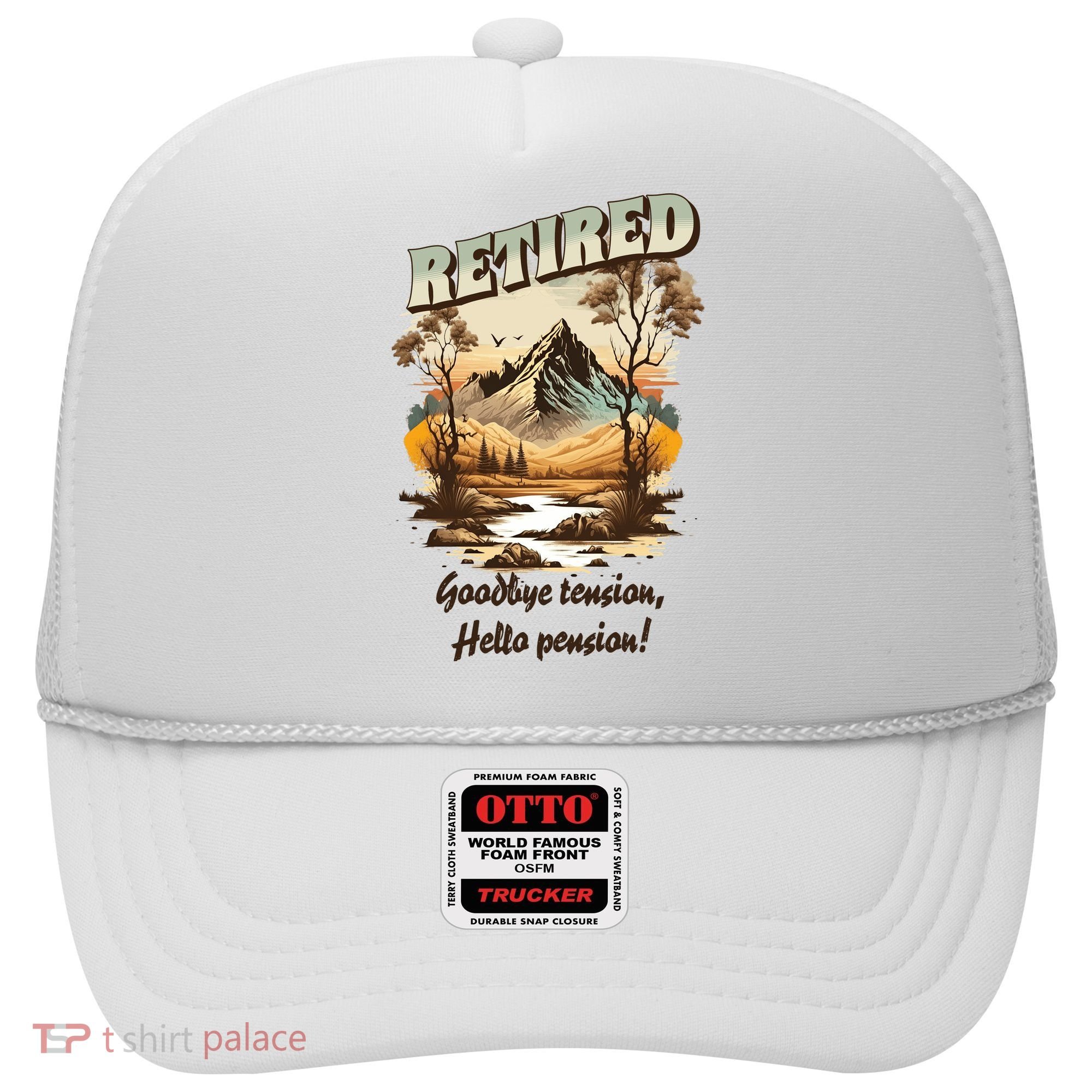 Funny Retired Retirement Gift Goodbye Tension Hat