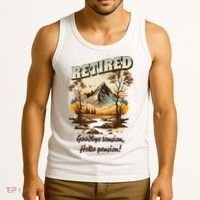 Funny Retired Retirement Gift Goodbye Tension Tank Top thumb 3