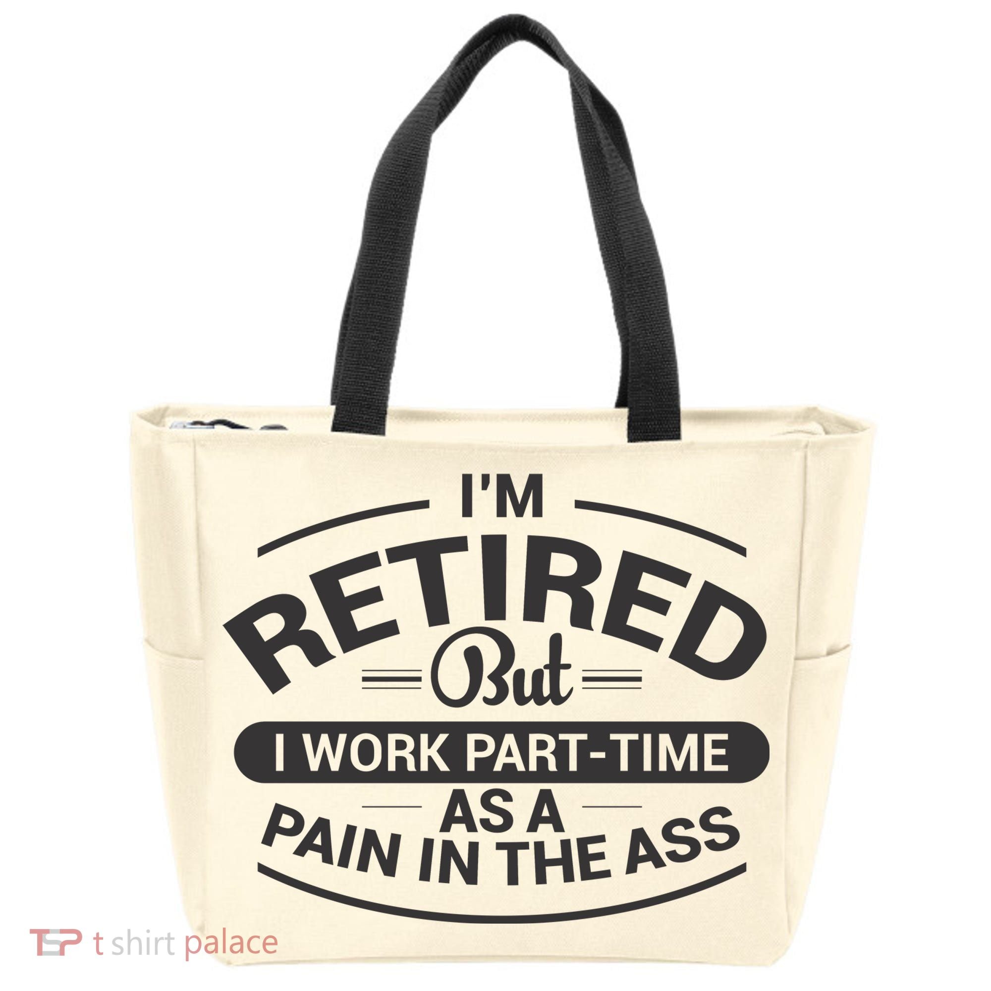 Funny Retired Retirement Gift Tote Bag