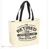 Funny Retired Retirement Gift Tote Bag thumb 2