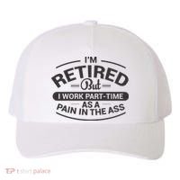 Funny Retired Retirement Gift Yupoong Adult 5-Panel Trucker Hat thumb 0