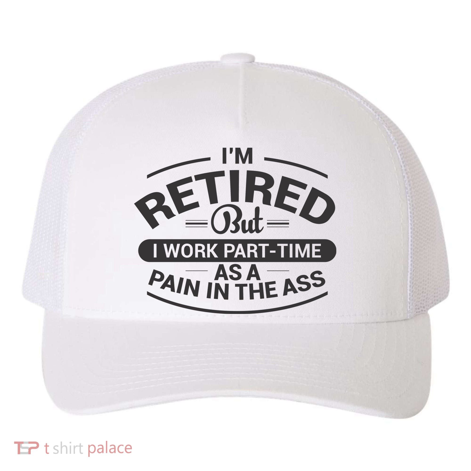 Funny Retired Retirement Gift Yupoong Adult 5-Panel Trucker Hat