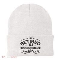 Funny Retired Retirement Gift Beanie thumb 0