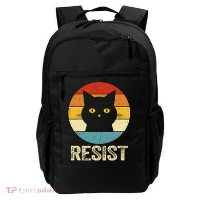 Funny Resist Retro Cat Resist Backpack