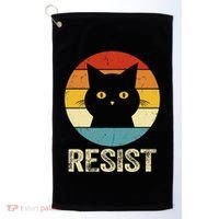 Funny Resist Retro Cat Resist Golf Towel thumb 0