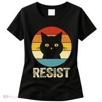 Funny Resist Retro Cat Resist Women's T-Shirt thumb 0
