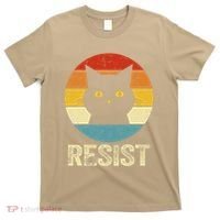 Funny Resist Retro Cat Resist T-Shirt thumb 0