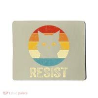 Funny Resist Retro Cat Resist Mousepad thumb 0