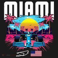 Formula Racing Retro Miami Circuit Usa Flag Race Car Fans Hoodie thumb 7