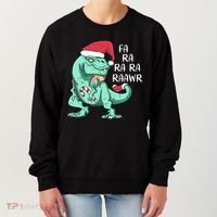 Fa Ra Ra Ra Raawr Christmas T Rex Dinosaur Women's Sweatshirt thumb 0