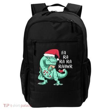 Fa Ra Ra Ra Raawr Christmas T Rex Dinosaur Backpack