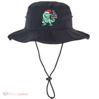 Fa Ra Ra Ra Raawr Christmas T Rex Dinosaur Bucket Hat thumb 0