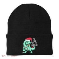 Fa Ra Ra Ra Raawr Christmas T Rex Dinosaur Beanie thumb 0