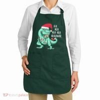 Fa Ra Ra Ra Raawr Christmas T Rex Dinosaur Apron thumb 2