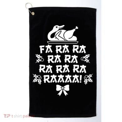 Fa Ra Ra Christmas Duck Golf Towel