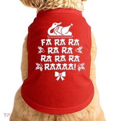 Fa Ra Ra Christmas Duck Doggie Tank
