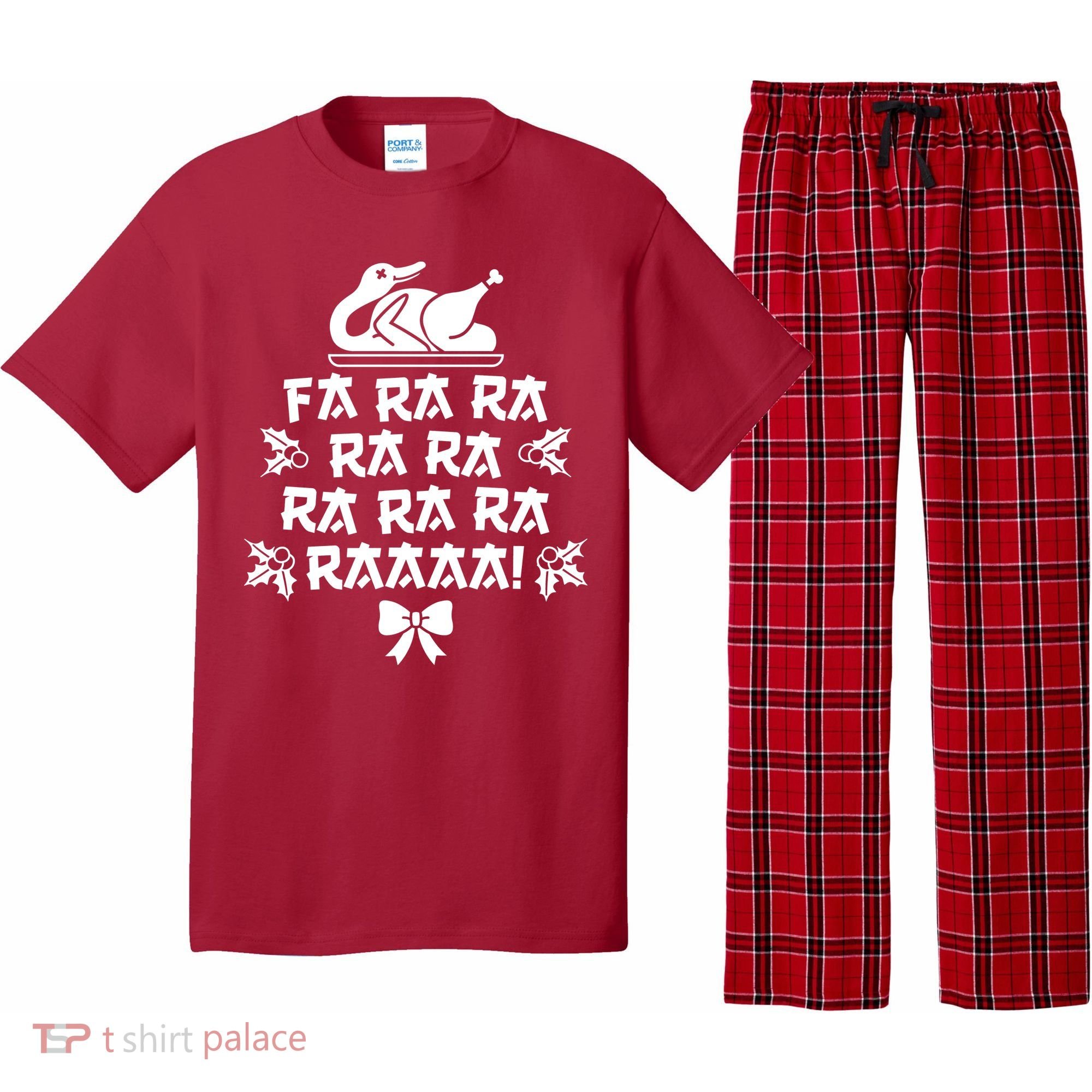 Fa Ra Ra Christmas Duck Pajama Set