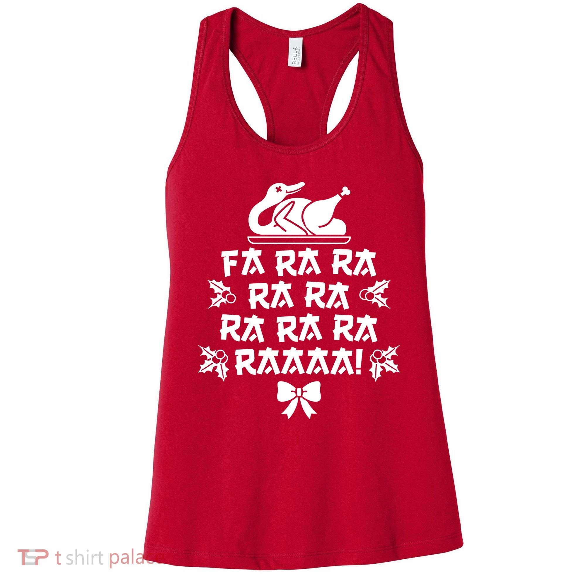 Fa Ra Ra Christmas Duck Women's Tank Top