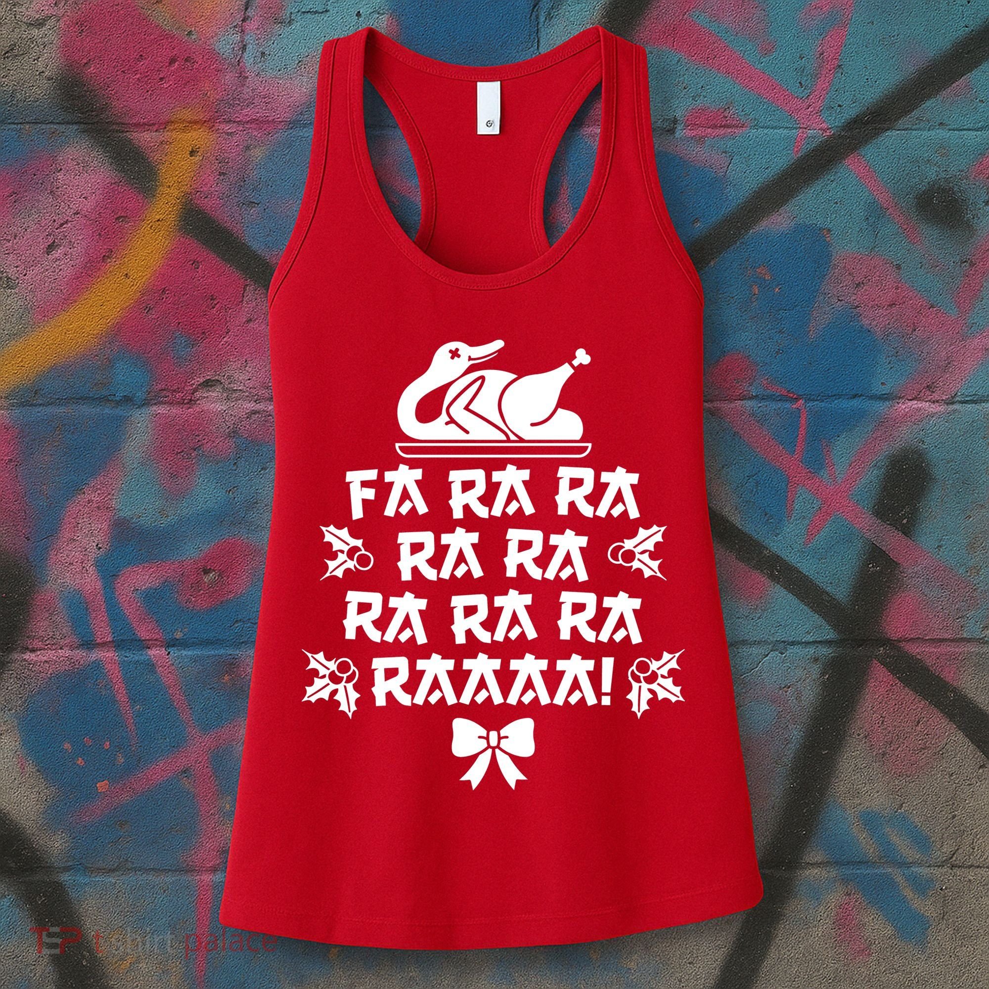 Fa Ra Ra Christmas Duck Women's Tank Top