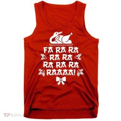 Fa Ra Ra Christmas Duck Tank Top