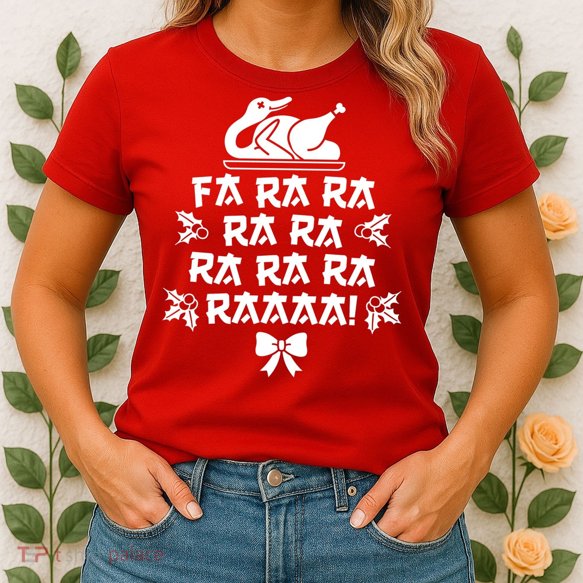 Fa Ra Ra Christmas Duck Women's T-Shirt