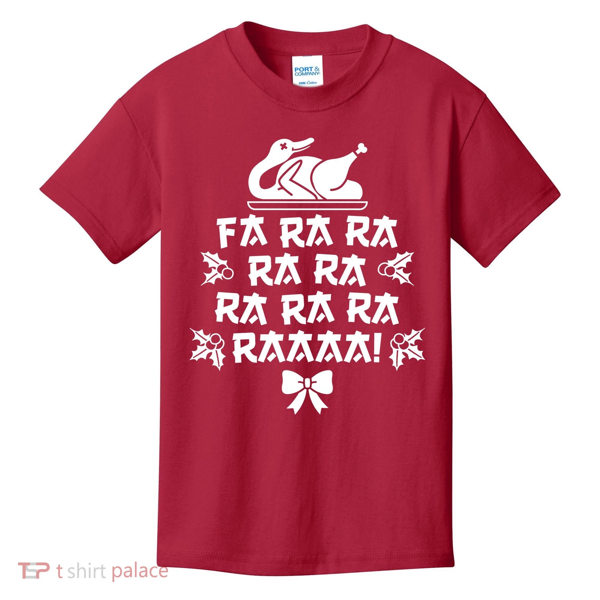 Fa Ra Ra Christmas Duck Kids T-Shirt