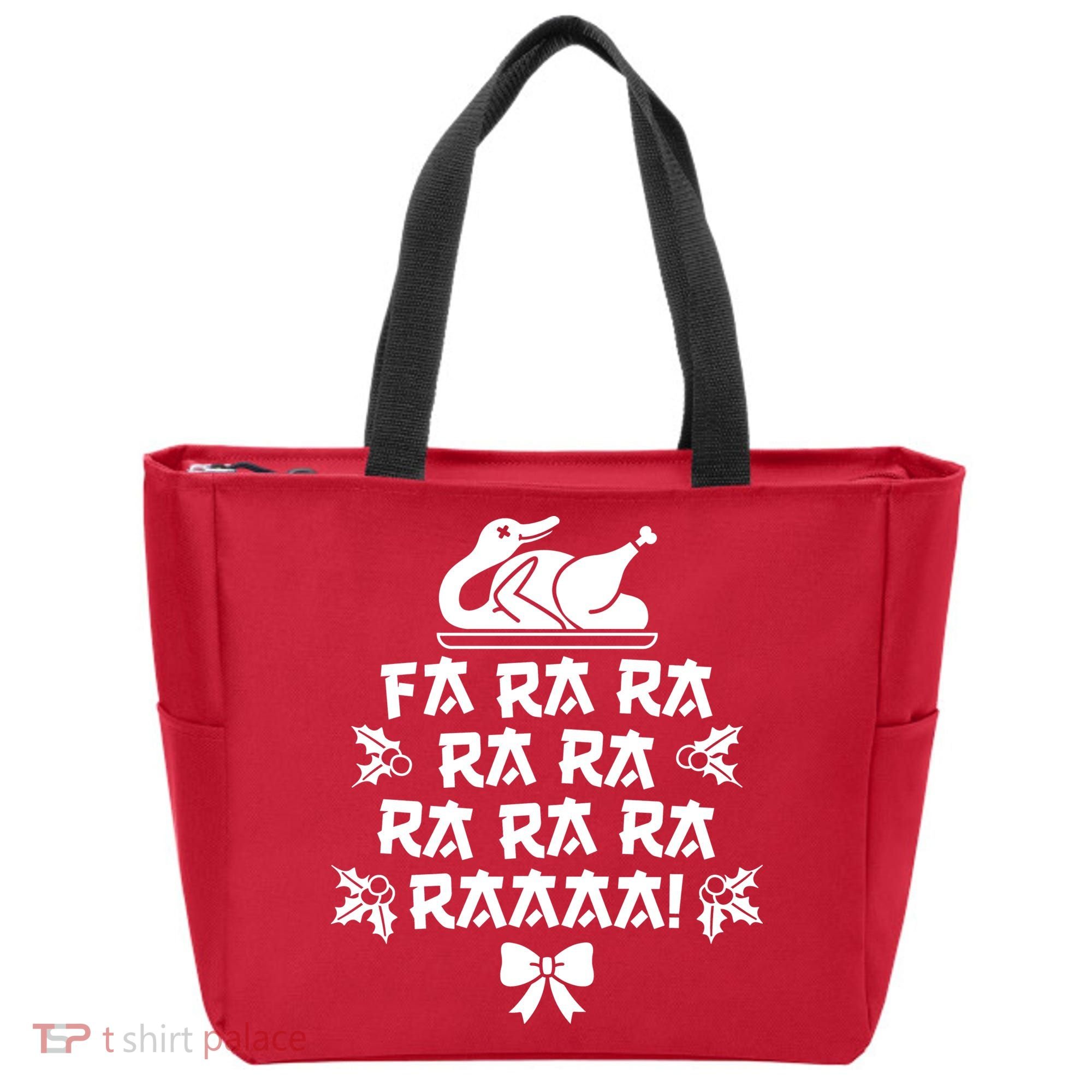 Fa Ra Ra Christmas Duck Tote Bag