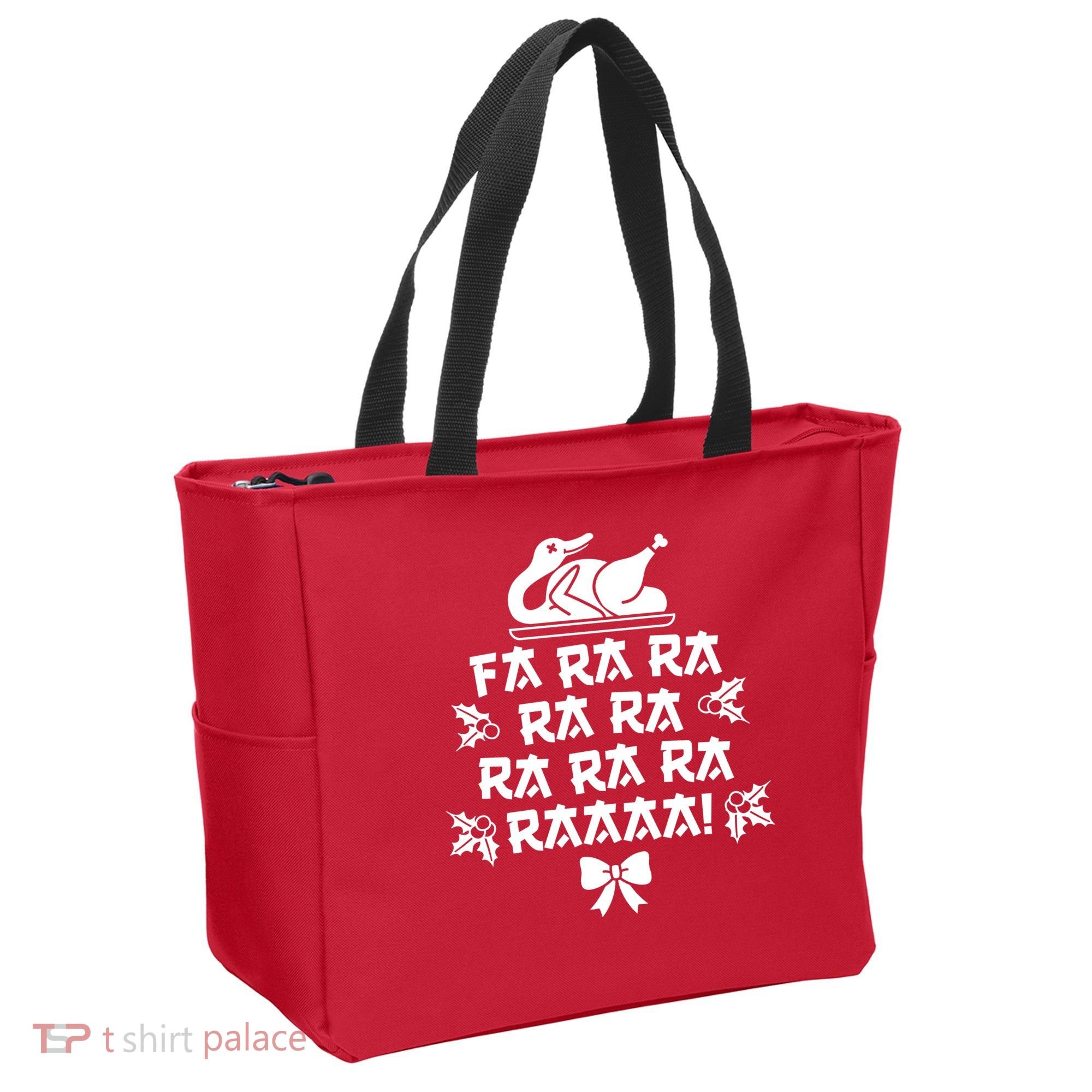Fa Ra Ra Christmas Duck Tote Bag