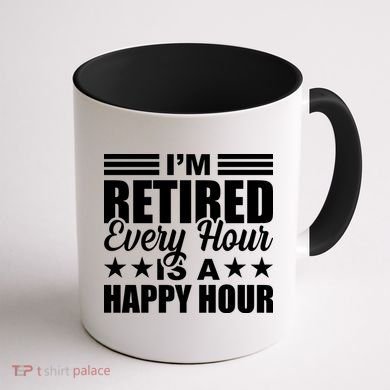 Funny Retired Retirement Coffee Mug back