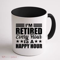 Funny Retired Retirement Coffee Mug thumb 1