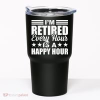 Funny Retired Retirement Tumbler thumb 0