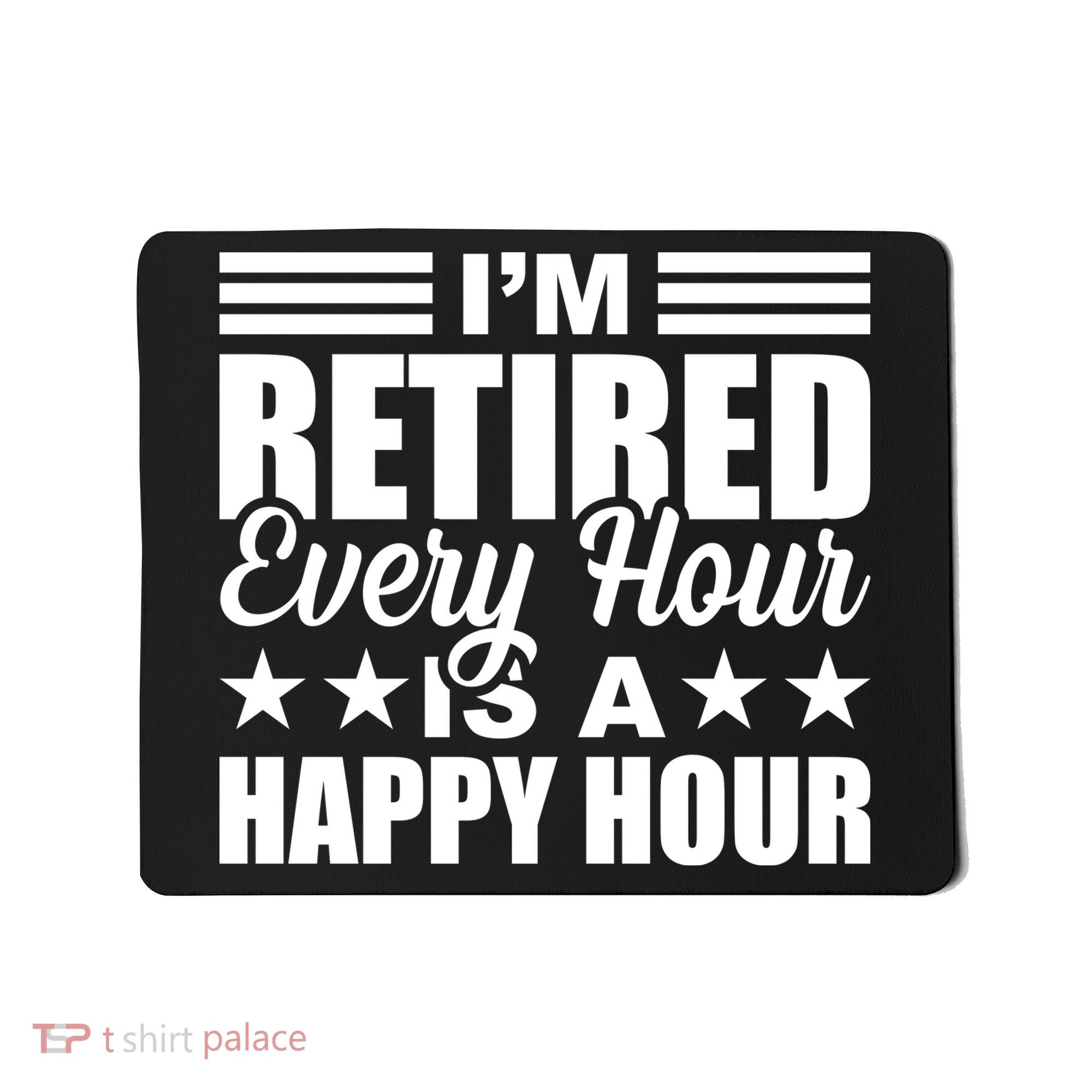 Funny Retired Retirement Mousepad
