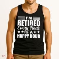 Funny Retired Retirement Tank Top thumb 3