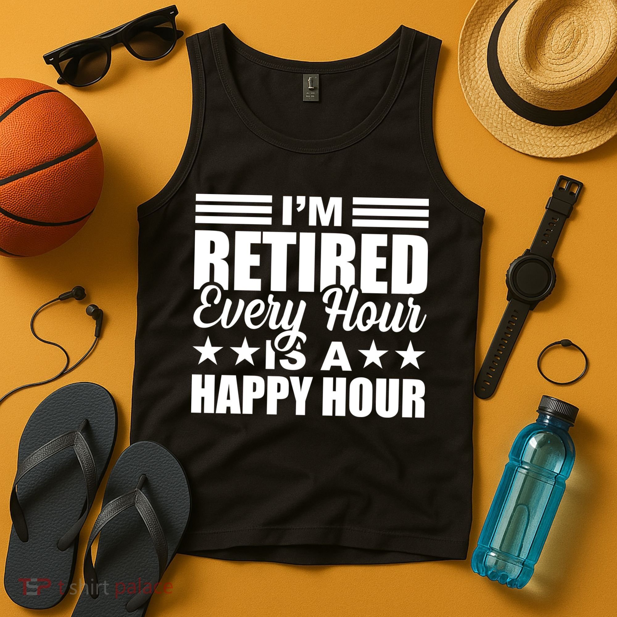 Funny Retired Retirement Tank Top