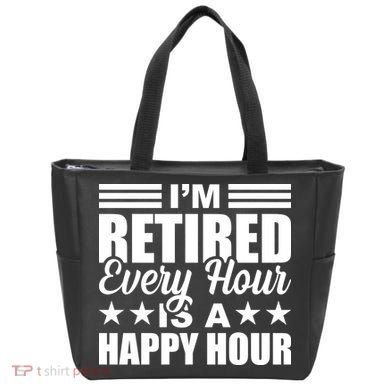 Funny Retired Retirement Tote Bag