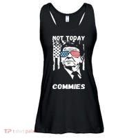 Funny Ronald Reagan Not Today Commie Political Humor Ladies Essential Flowy Tank thumb 0