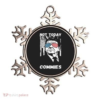 Funny Ronald Reagan Not Today Commie Political Humor Ornament