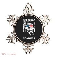 Funny Ronald Reagan Not Today Commie Political Humor Ornament thumb 0