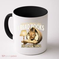 Funny Rabbit Reading Book That Is What I Do Coffee Mug thumb 0