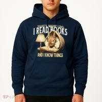 Funny Rabbit Reading Book That Is What I Do Hoodie thumb 2