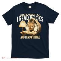 Funny Rabbit Reading Book That Is What I Do T-Shirt thumb 0