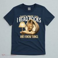 Funny Rabbit Reading Book That Is What I Do T-Shirt thumb 5