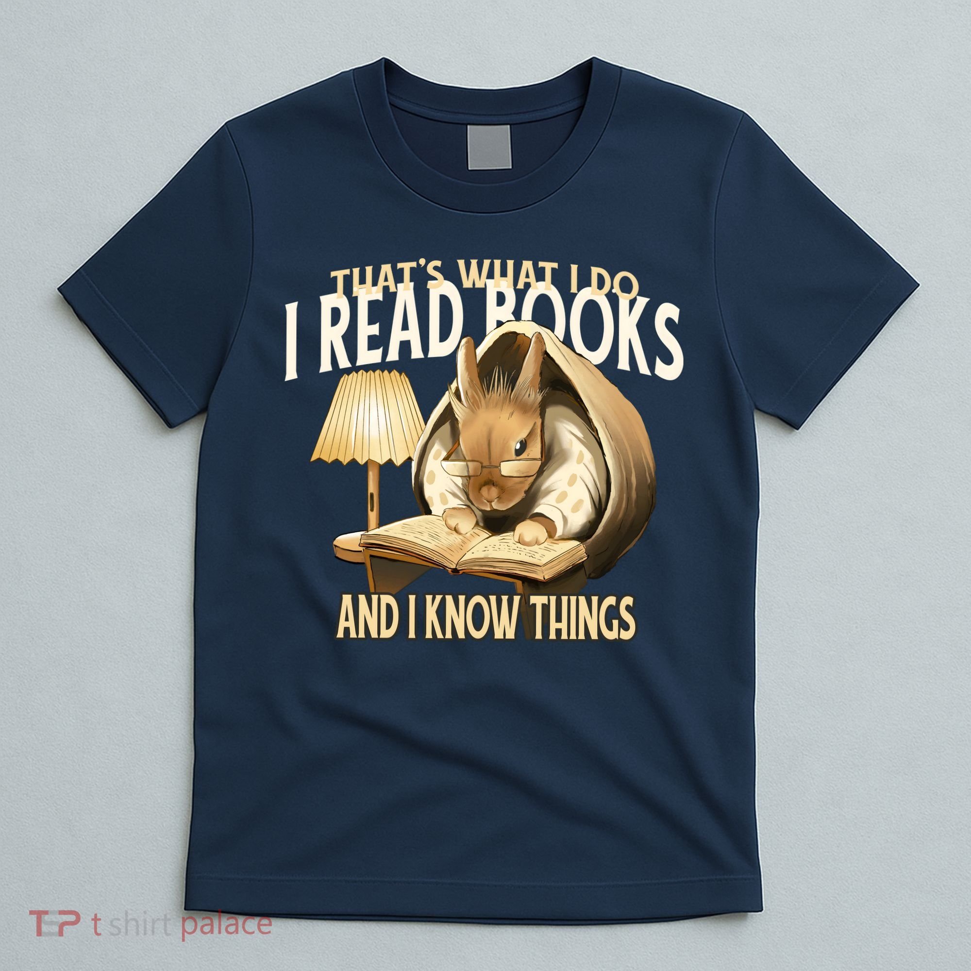 Funny Rabbit Reading Book That Is What I Do T-Shirt