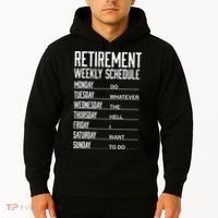 Funny Retired Retirement Schedule Gift Hoodie thumb 2