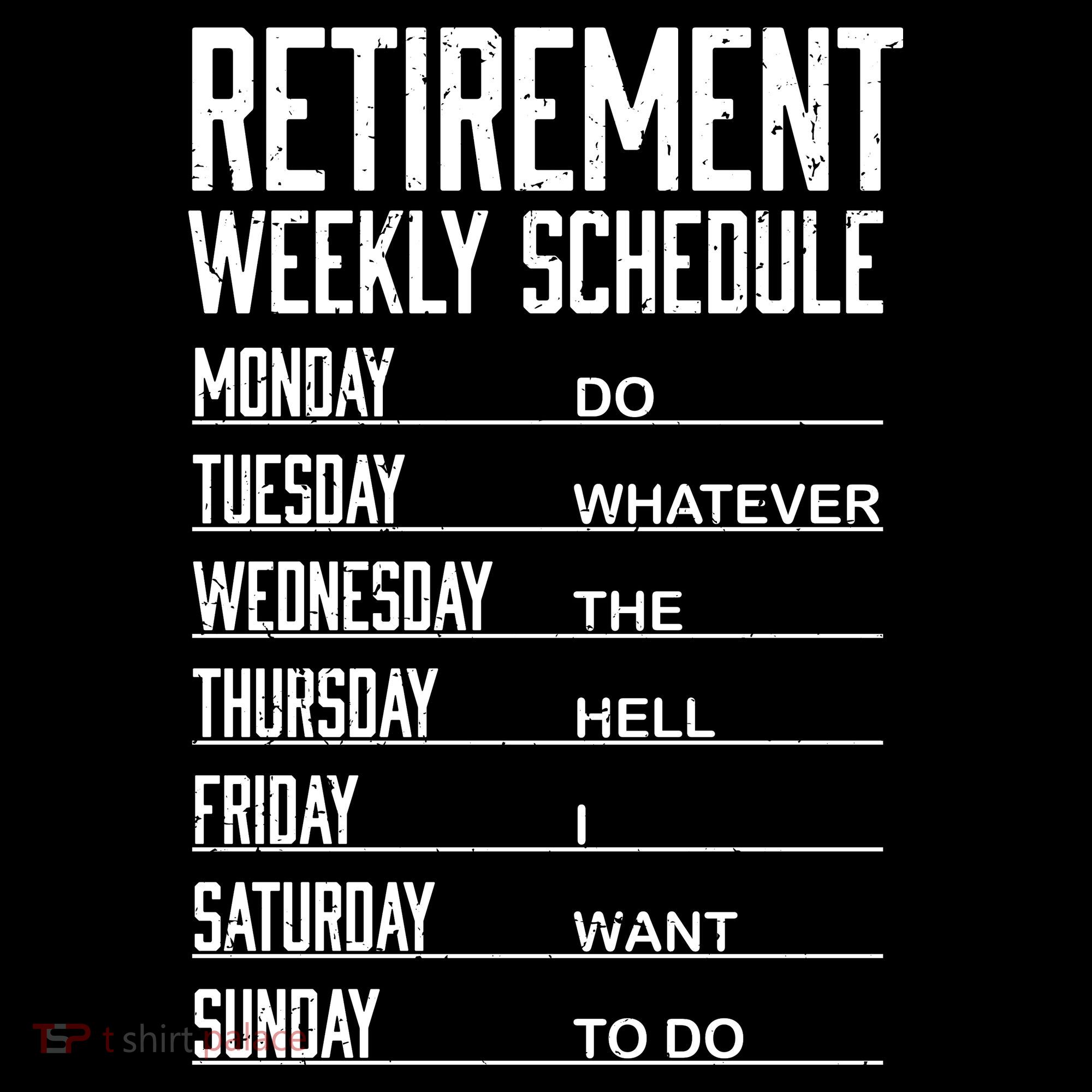 Funny Retired Retirement Schedule Gift Ornament