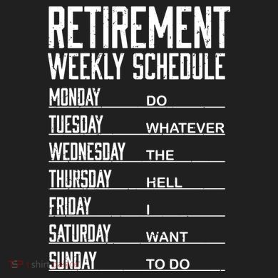 Funny Retired Retirement Schedule Gift Sport-Tek Posi-UV Pro Polo
