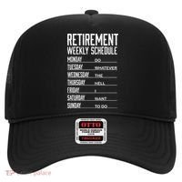 Funny Retired Retirement Schedule Gift Hat thumb 0