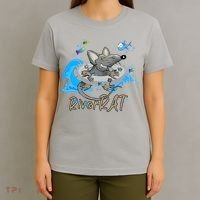 Funny River RAT Tubing Down The River T-Shirt thumb 4