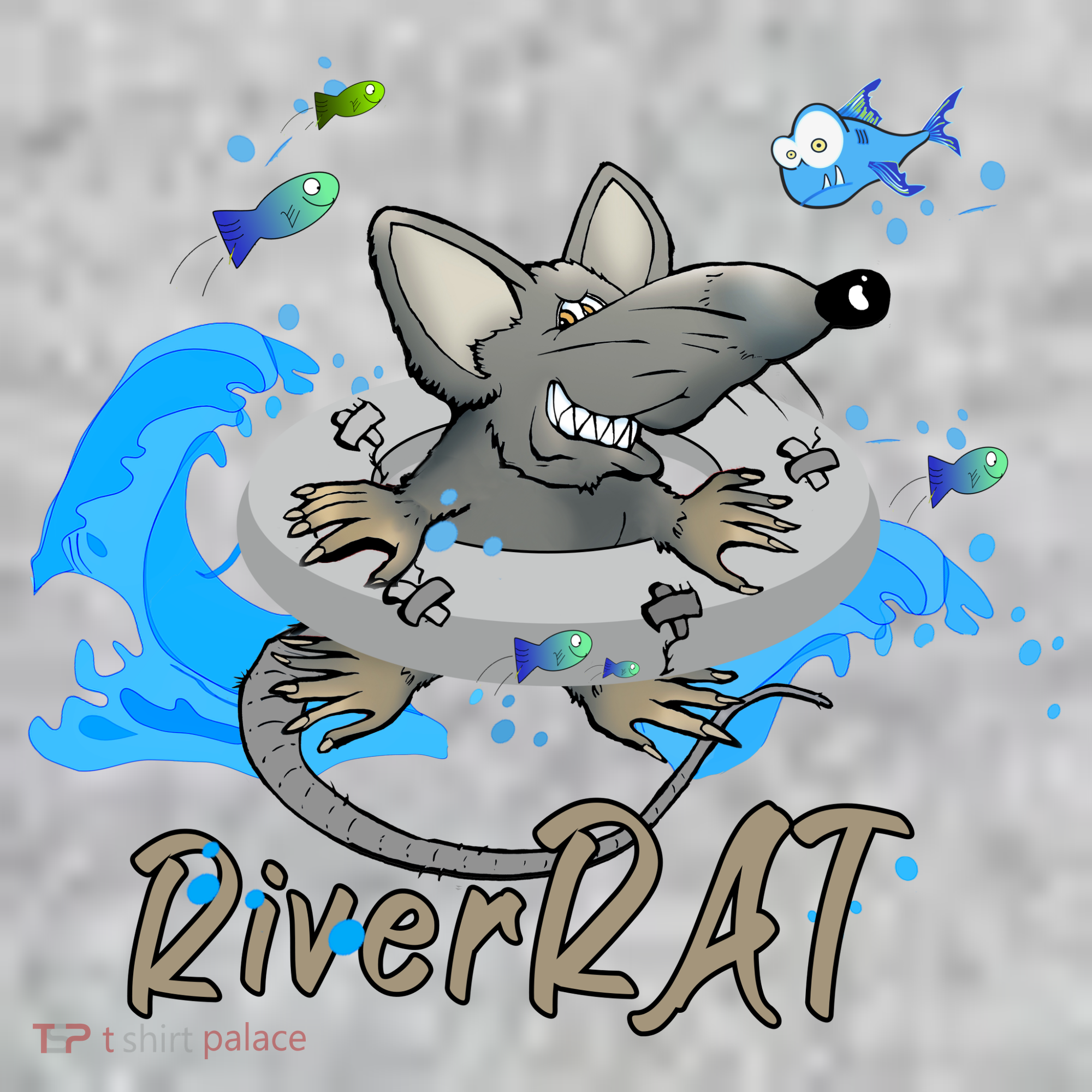Funny River RAT Tubing Down The River T-Shirt